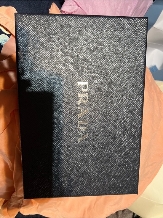 Prada Handbags - Prada Black Saffiano Box with Gold Logo